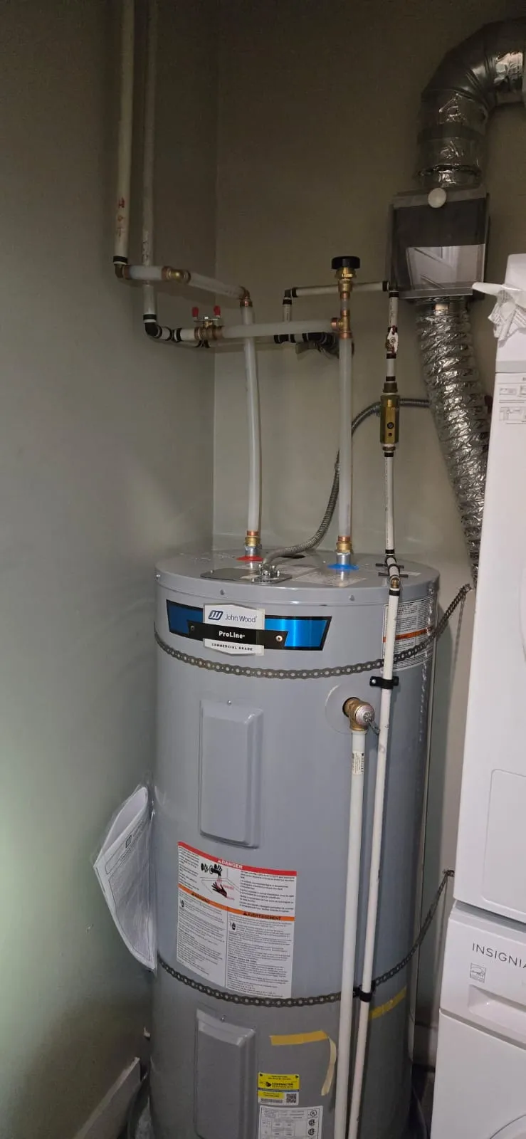 Hot Water Tank Replacement in Burnaby completed by Mario Plumbing & Heating